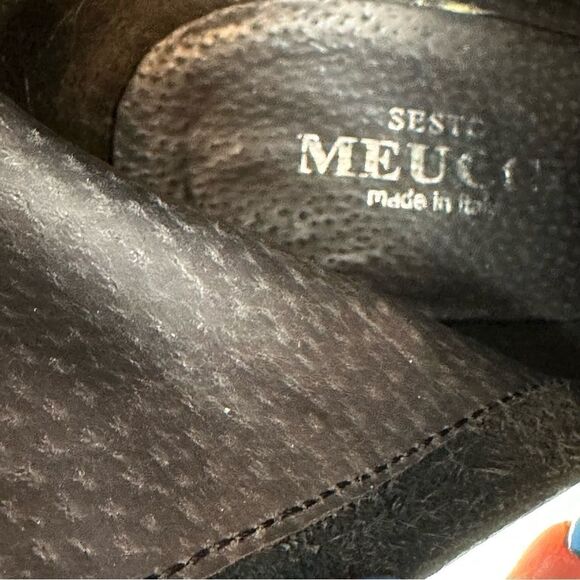 SESTO MEUCCI Black Knee High Heeled Made in Italy Leather Boots Size 8.5 - Picture 5 of 16